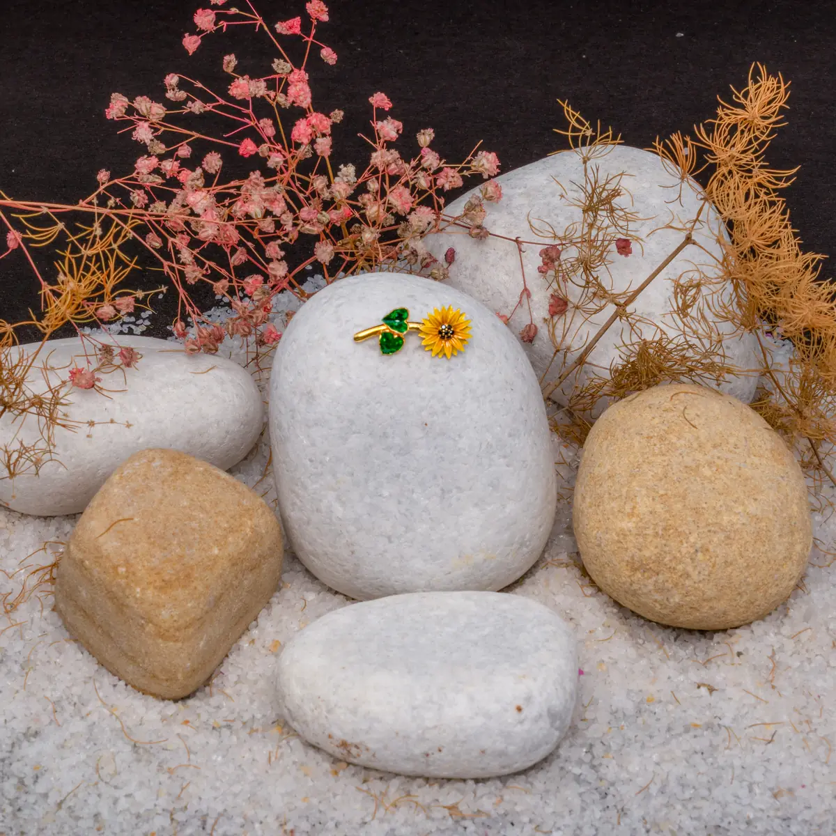 Golden Blossom — 925 sterling silver jewellery — image 1