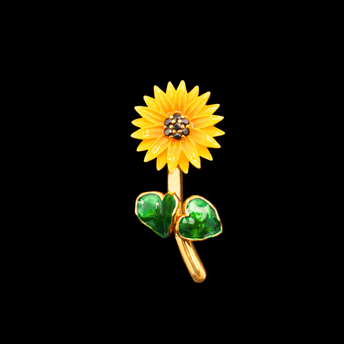 Golden Blossom — 925 sterling silver jewellery — image 3