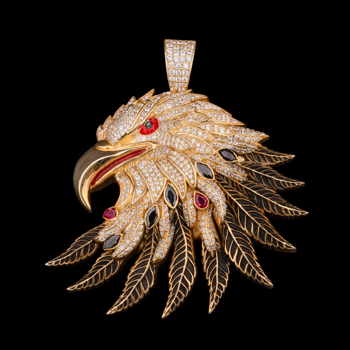 The Apex jewellery in gold finish