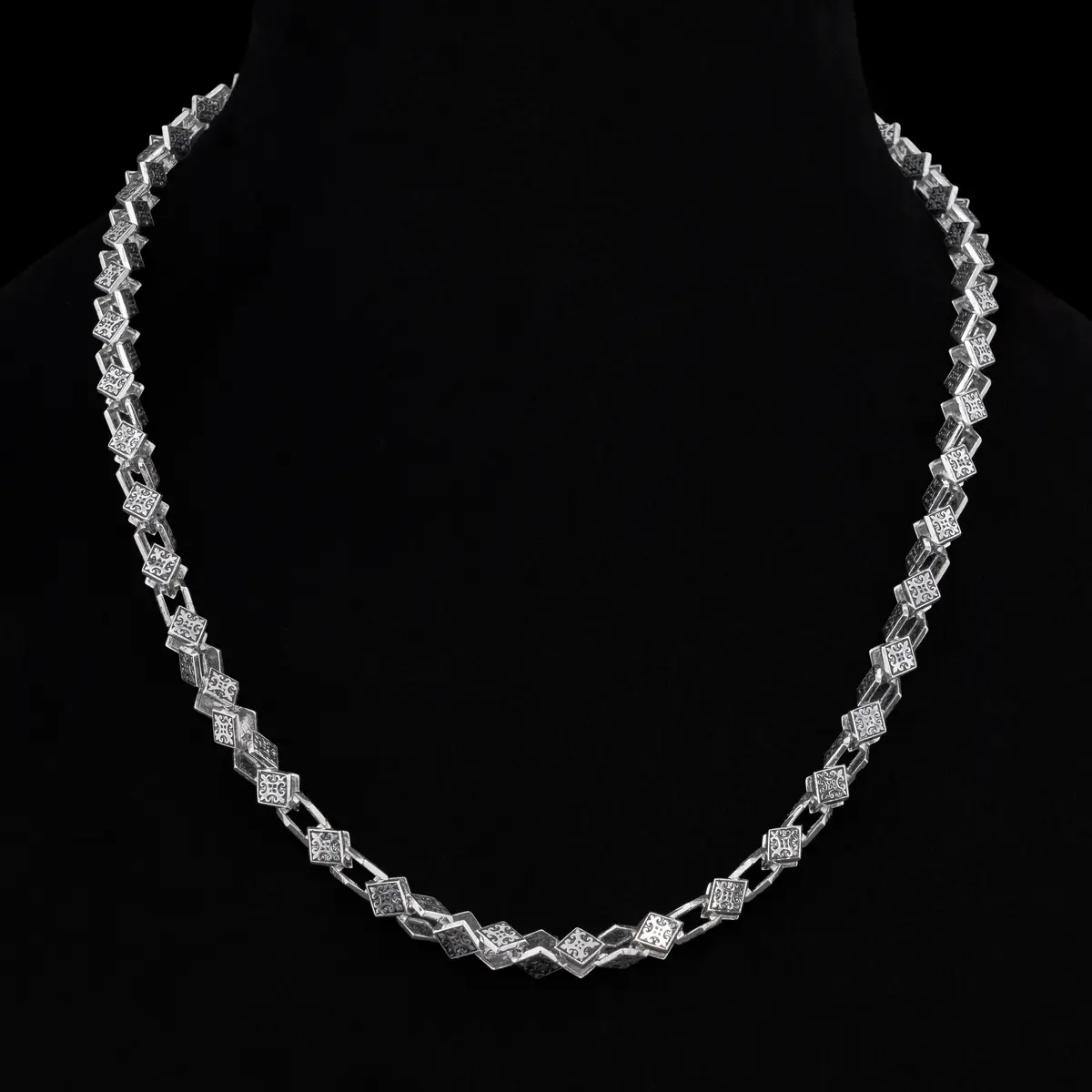 The Arabesque Square — 925 sterling silver jewellery — image 3