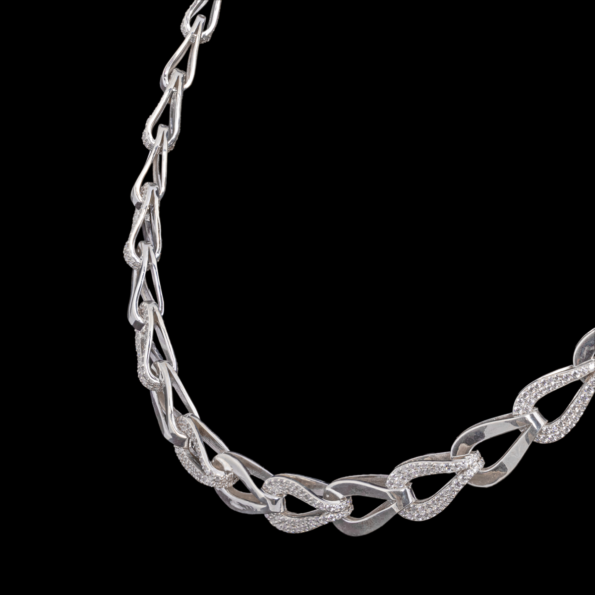 The Diamond Infinity — 925 sterling silver jewellery — image 4